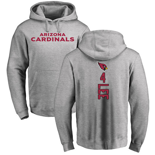 Arizona Cardinals Men Ash Andy Lee Backer NFL Football 4 Pullover Hoodie Sweatshirts